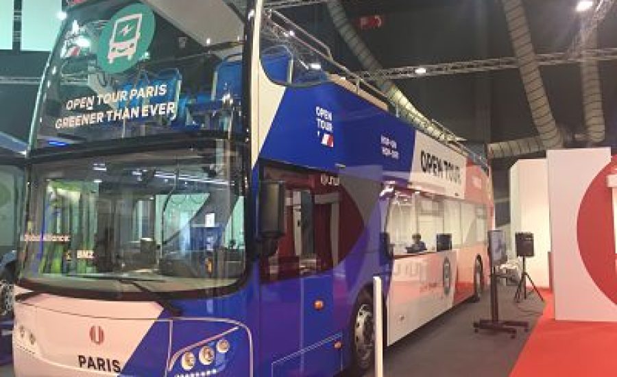 UNVI entregará el primer autobús turístico doble piso 100% eléctrico de Europa