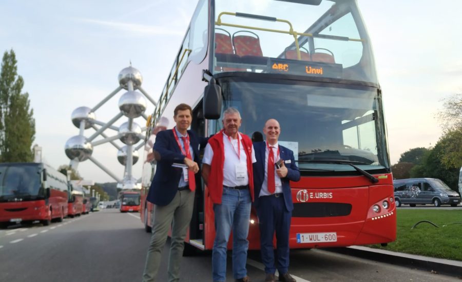 BUSWORLD 2019 – Prueba de carretera en nuestro doble piso eléctrico