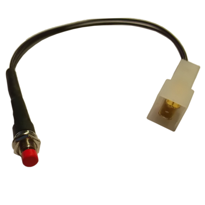 MICRO-INTERRUPTOR ROJO C/CABLE RECTO