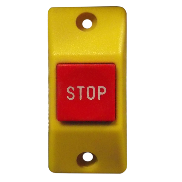 PULSADOR TIMBRE AMARILLO/ROJO STOP