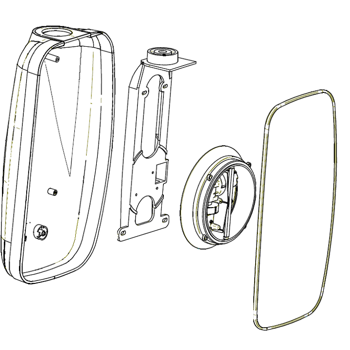 ESPEJO REF. 314 CUERPO ELECTRICO CALEFACTADO