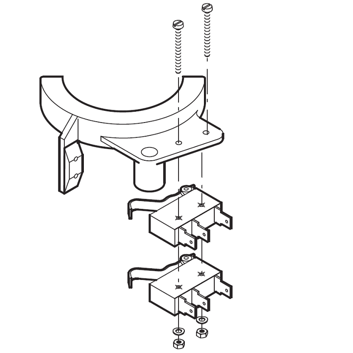 CONJUNTO MICROINTERRUPTORES PUERTA