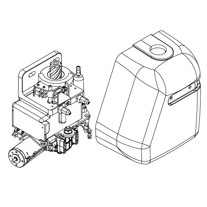 MOTOR PUERTA COMPLETO 24V